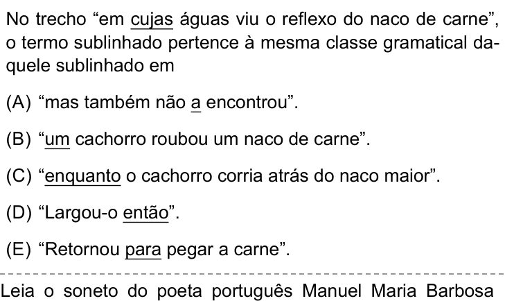 Questão 12 no caderno Conhecimentos Gerais da UNESP 2024