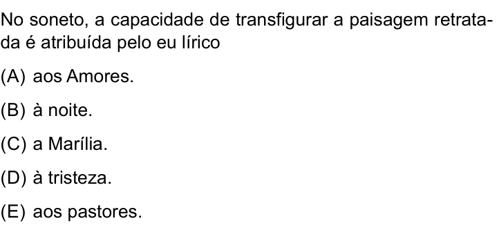Questão 14 no caderno Conhecimentos Gerais da UNESP 2024
