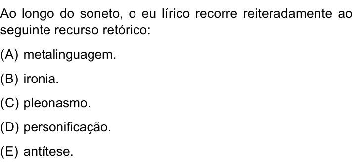 Questão 15 no caderno Conhecimentos Gerais da UNESP 2024