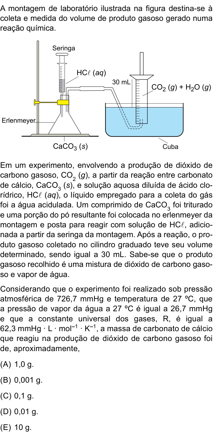 Questão 72 no caderno Conhecimentos Gerais da UNESP 2024