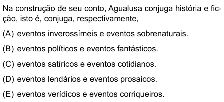 Questão 1 no caderno Conhecimentos Gerais da UNESP 2025