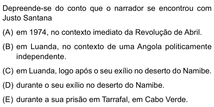 Questão 2 no caderno Conhecimentos Gerais da UNESP 2025
