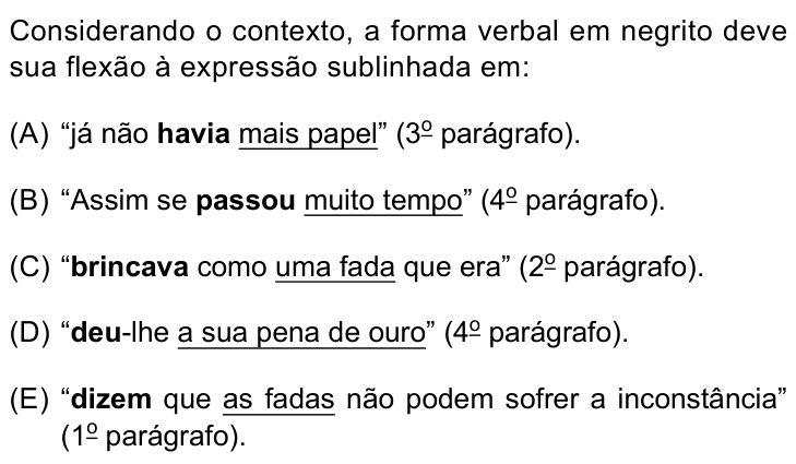 Questão 17 no caderno Conhecimentos Gerais da UNESP 2025