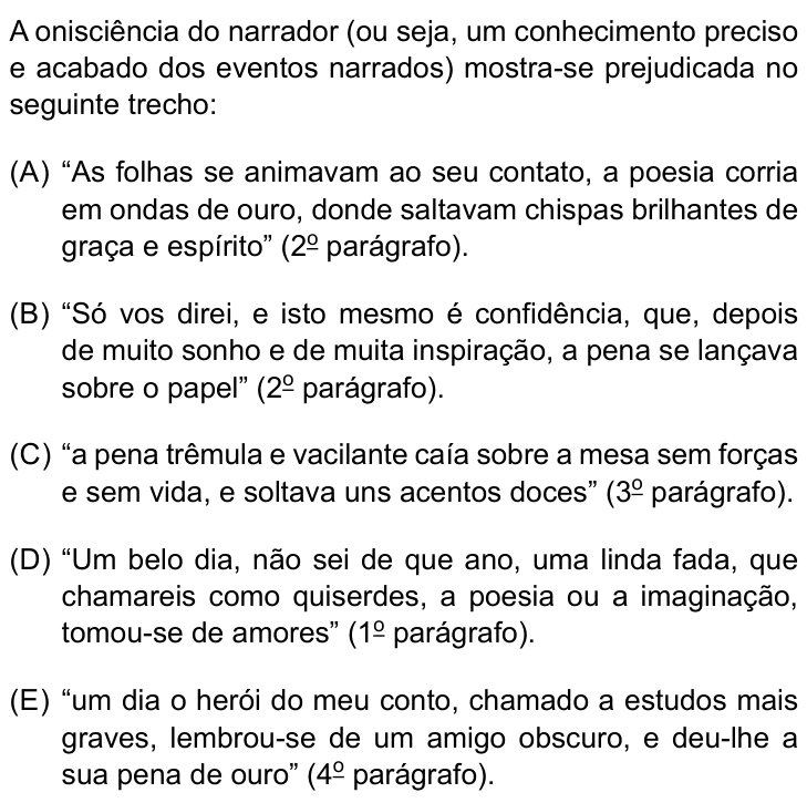 Questão 18 no caderno Conhecimentos Gerais da UNESP 2025