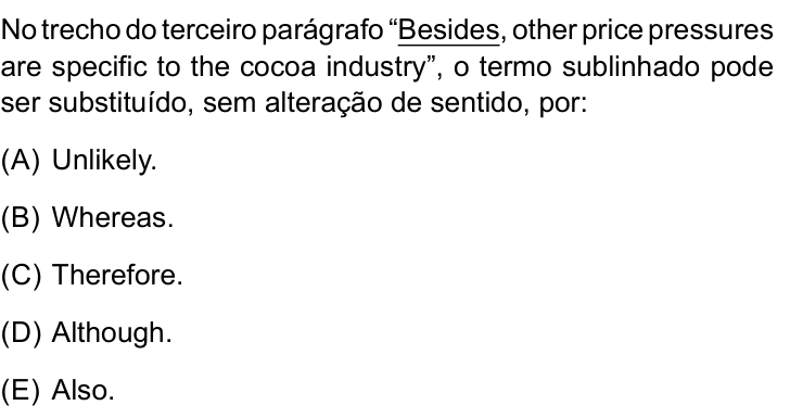 Questão 26 no caderno Conhecimentos Gerais da UNESP 2025
