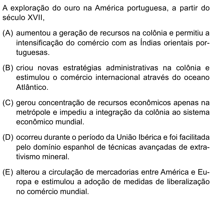 Questão 34 no caderno Conhecimentos Gerais da UNESP 2025