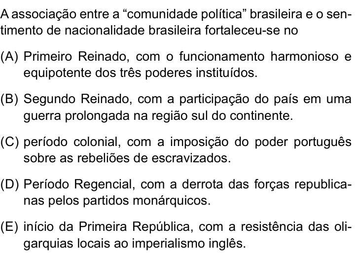 Questão 36 no caderno Conhecimentos Gerais da UNESP 2025