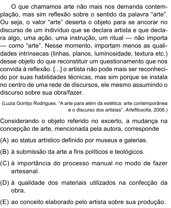 Questão 60 no caderno Conhecimentos Gerais da UNESP 2025