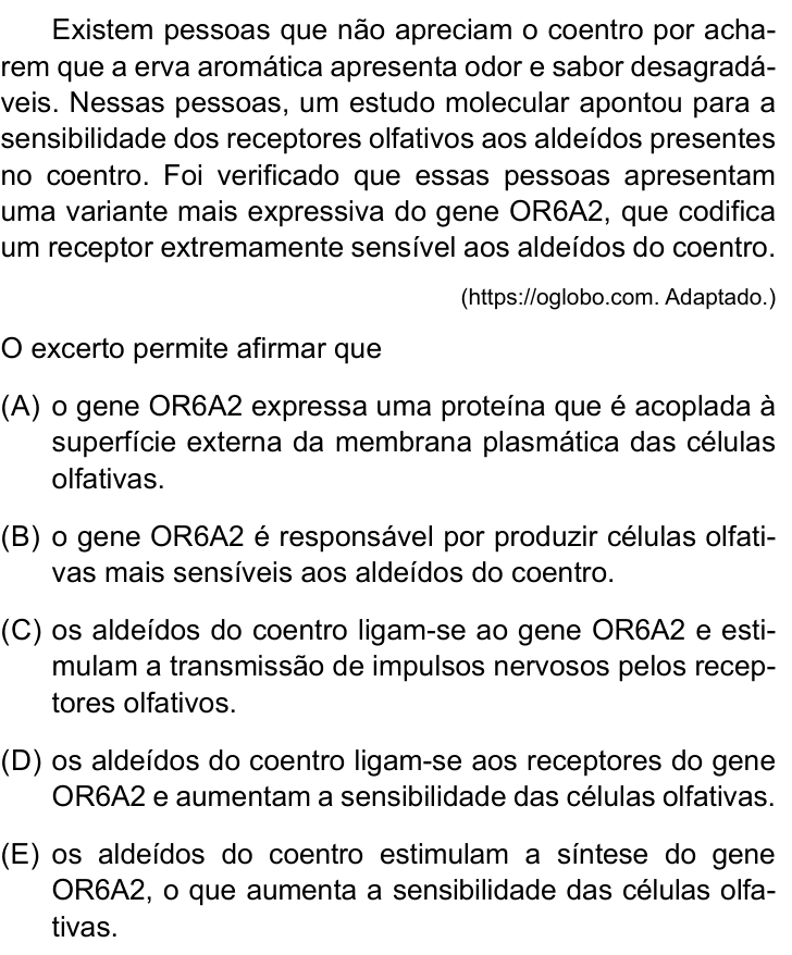 Questão 67 no caderno Conhecimentos Gerais da UNESP 2025