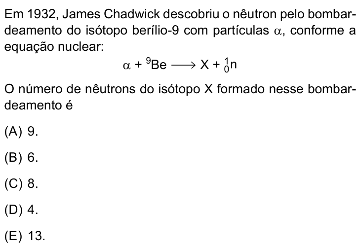 Questão 74 no caderno Conhecimentos Gerais da UNESP 2025