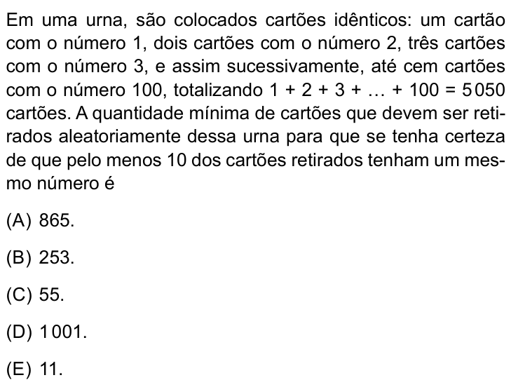 Questão 85 no caderno Conhecimentos Gerais da UNESP 2025