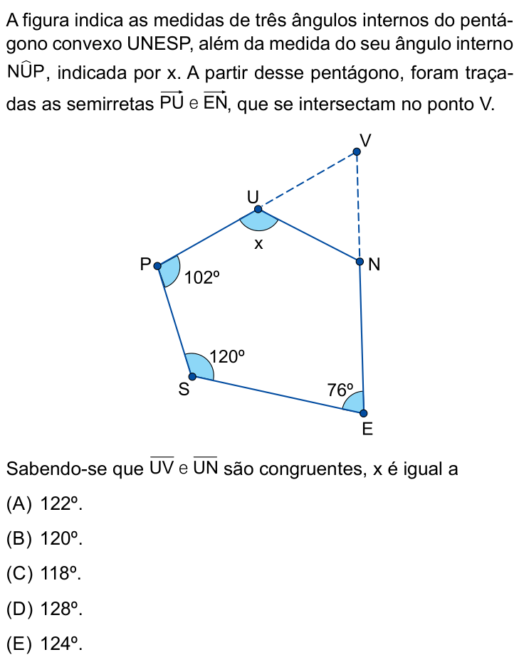 Questão 86 no caderno Conhecimentos Gerais da UNESP 2025