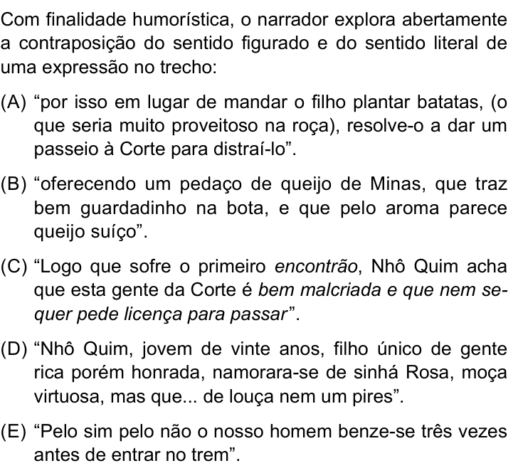 Questão 2 no caderno Conhecimentos Gerais da UNESP 2026
