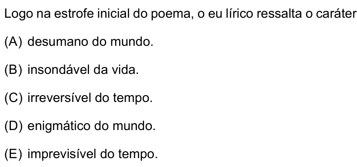 Questão 7 no caderno Conhecimentos Gerais da UNESP 2026