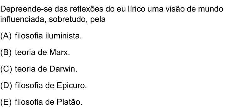 Questão 10 no caderno Conhecimentos Gerais da UNESP 2026