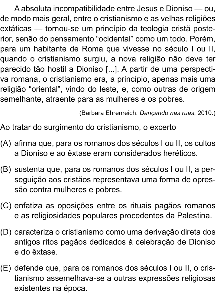 Questão 31 no caderno Conhecimentos Gerais da UNESP 2026