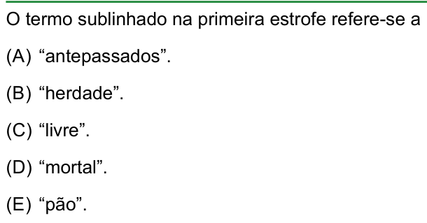 Questão 4 no caderno Conhecimentos Gerais da FAMERP 2023