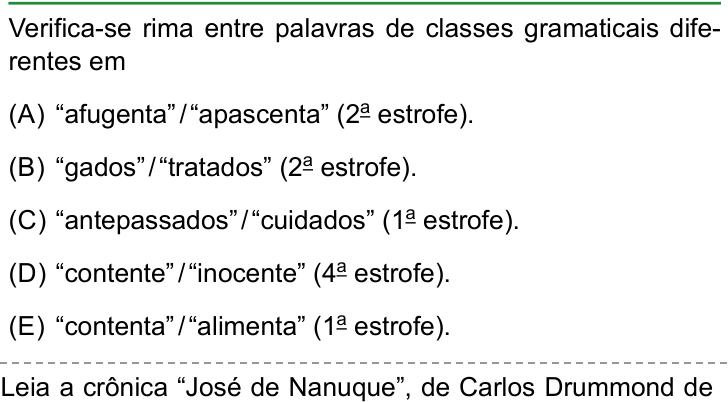 Questão 5 no caderno Conhecimentos Gerais da FAMERP 2023