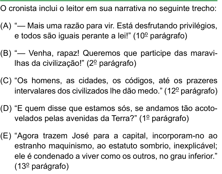 Questão 8 no caderno Conhecimentos Gerais da FAMERP 2023