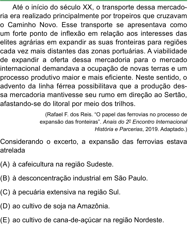 Questão 34 no caderno Conhecimentos Gerais da FAMERP 2023
