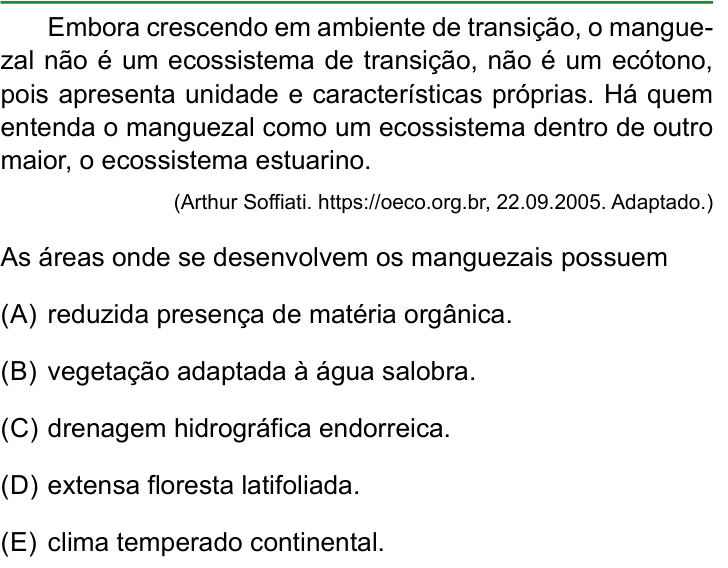 Questão 36 no caderno Conhecimentos Gerais da FAMERP 2023