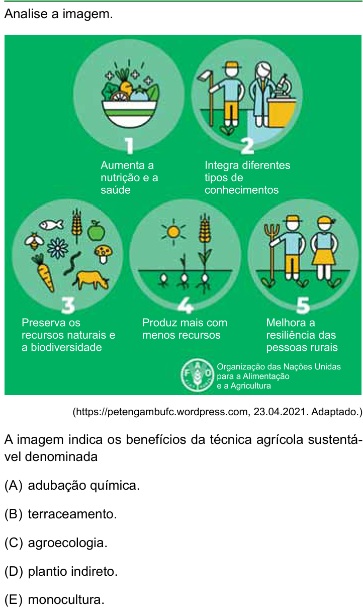 Questão 37 no caderno Conhecimentos Gerais da FAMERP 2023