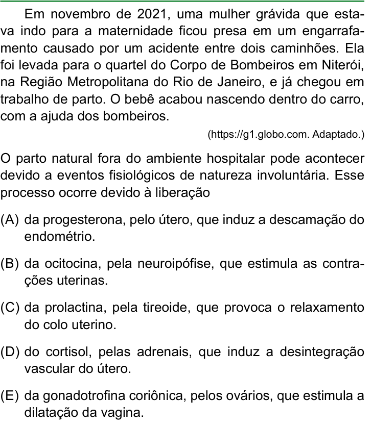 Questão 46 no caderno Conhecimentos Gerais da FAMERP 2023