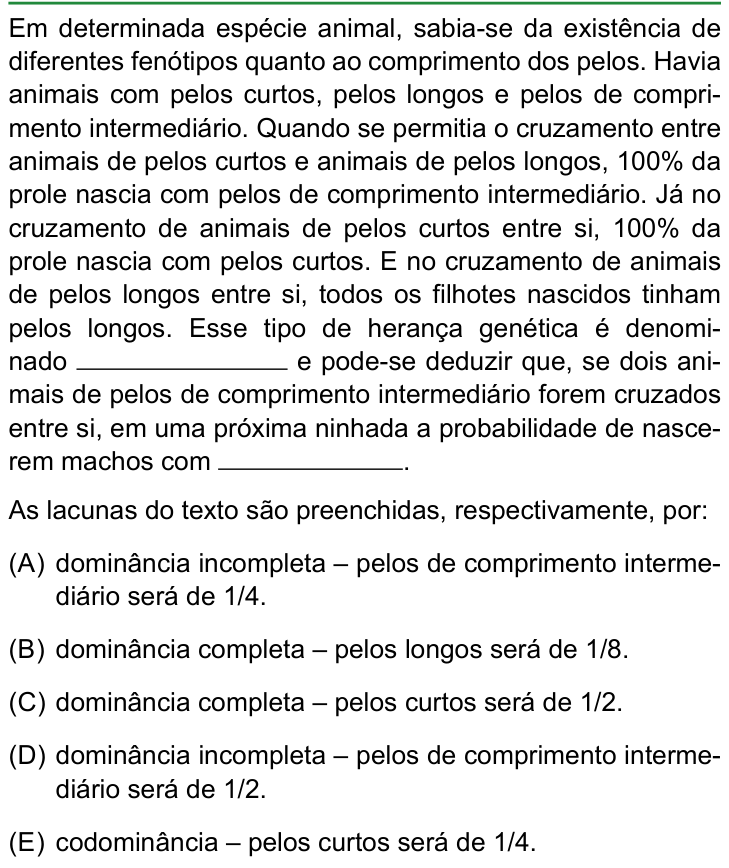 Questão 49 no caderno Conhecimentos Gerais da FAMERP 2023