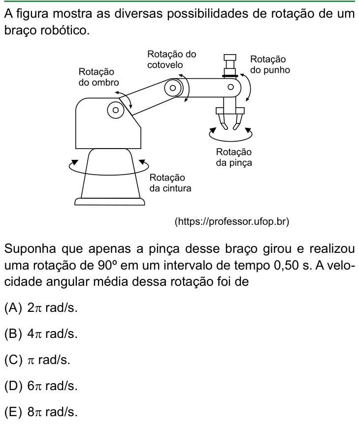 Questão 62 no caderno Conhecimentos Gerais da FAMERP 2023