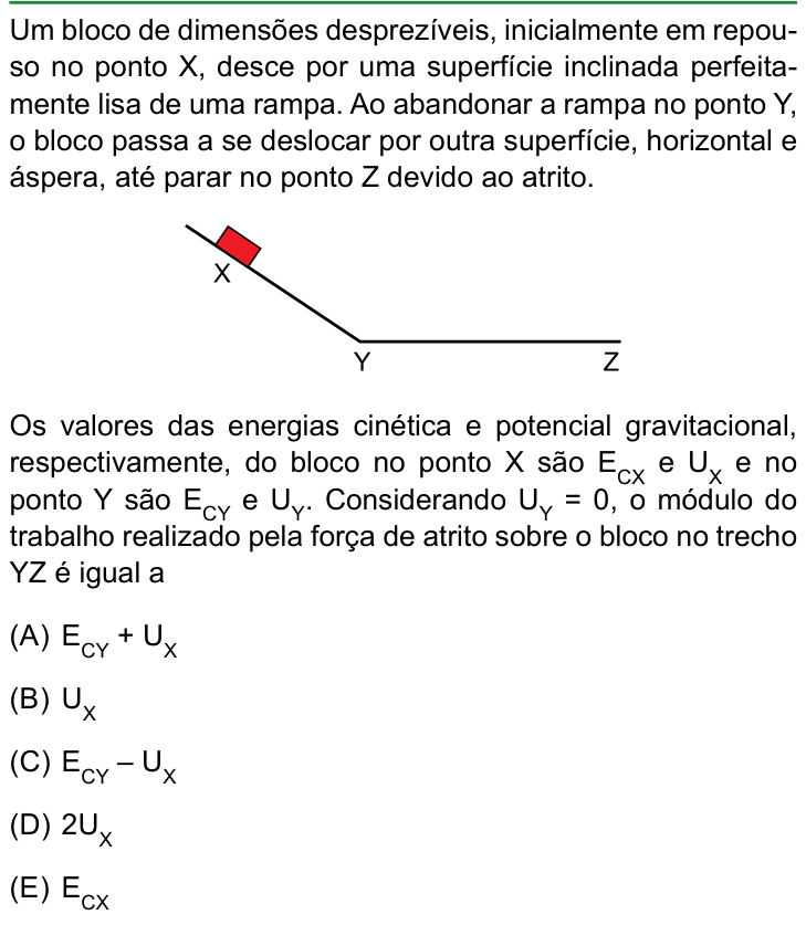 Questão 64 no caderno Conhecimentos Gerais da FAMERP 2023