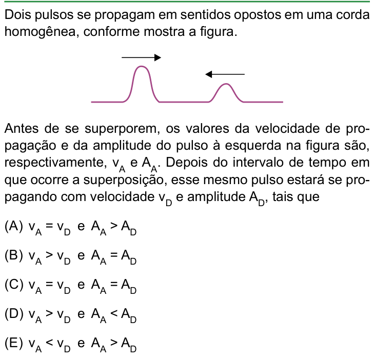Questão 68 no caderno Conhecimentos Gerais da FAMERP 2023