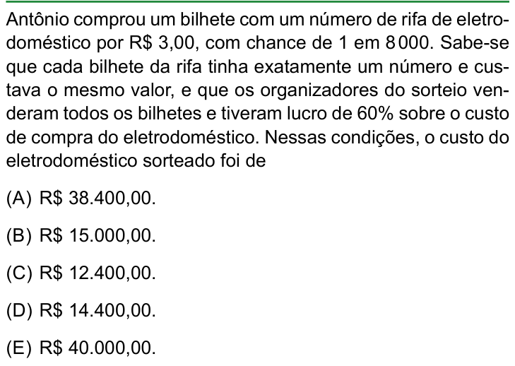 Questão 71 no caderno Conhecimentos Gerais da FAMERP 2023
