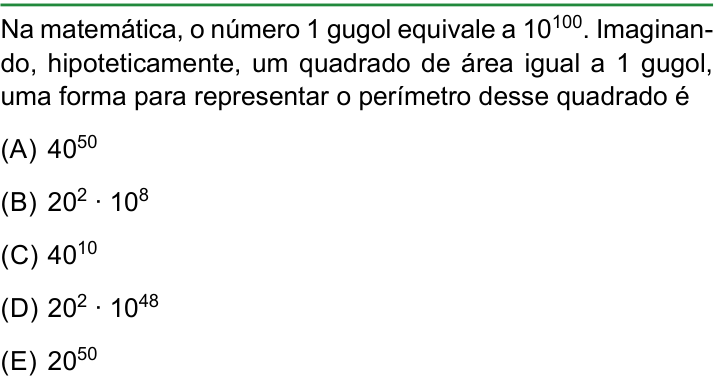 Questão 75 no caderno Conhecimentos Gerais da FAMERP 2023