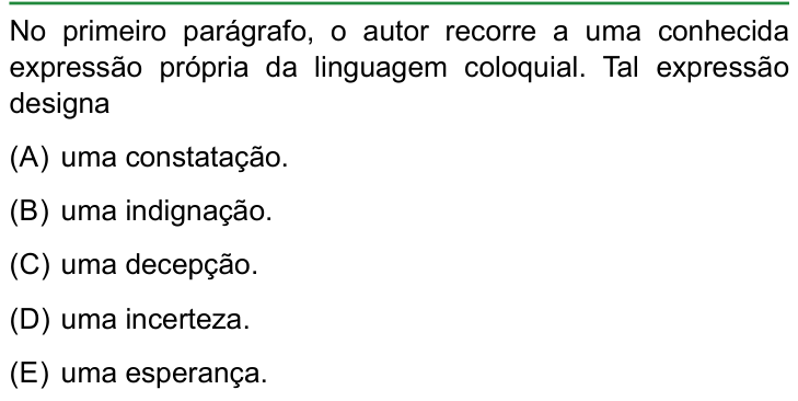 Questão 3 no caderno Conhecimentos Gerais da FAMERP 2024