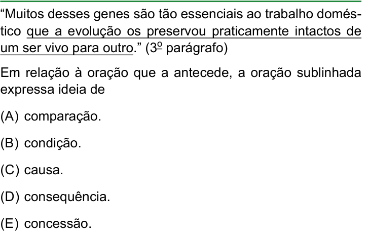Questão 6 no caderno Conhecimentos Gerais da FAMERP 2024