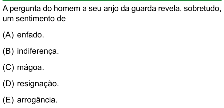 Questão 8 no caderno Conhecimentos Gerais da FAMERP 2024