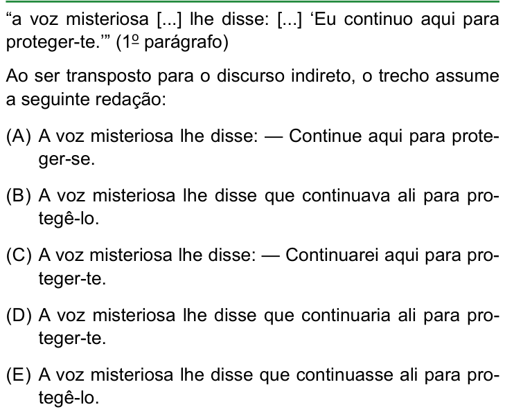 Questão 9 no caderno Conhecimentos Gerais da FAMERP 2024