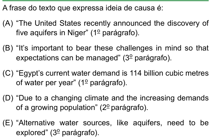 Questão 13 no caderno Conhecimentos Gerais da FAMERP 2024