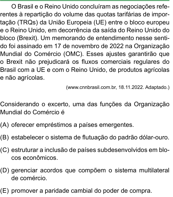 Questão 31 no caderno Conhecimentos Gerais da FAMERP 2024
