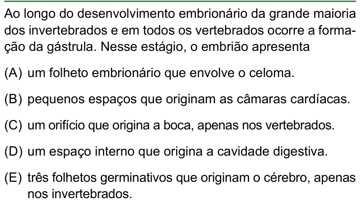 Questão 46 no caderno Conhecimentos Gerais da FAMERP 2024