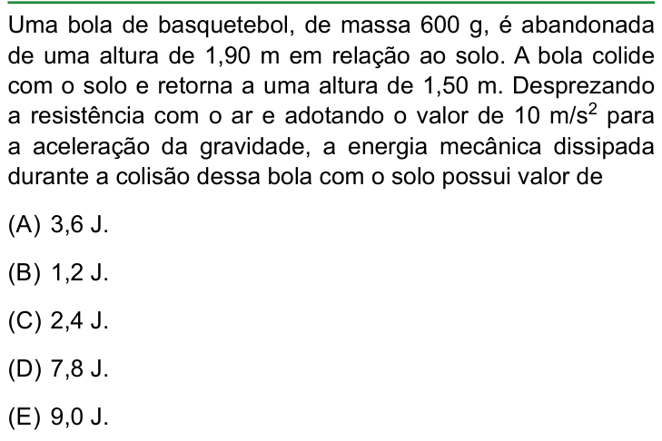 Questão 64 no caderno Conhecimentos Gerais da FAMERP 2024
