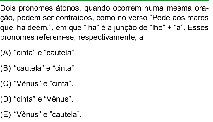 Questão 4 no caderno Conhecimentos Gerais da FAMERP 2025