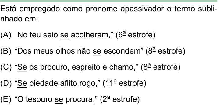 Questão 5 no caderno Conhecimentos Gerais da FAMERP 2025