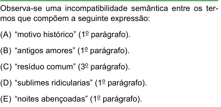 Questão 8 no caderno Conhecimentos Gerais da FAMERP 2025