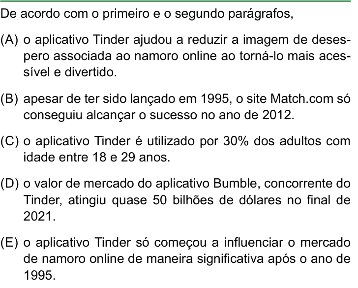 Questão 14 no caderno Conhecimentos Gerais da FAMERP 2025