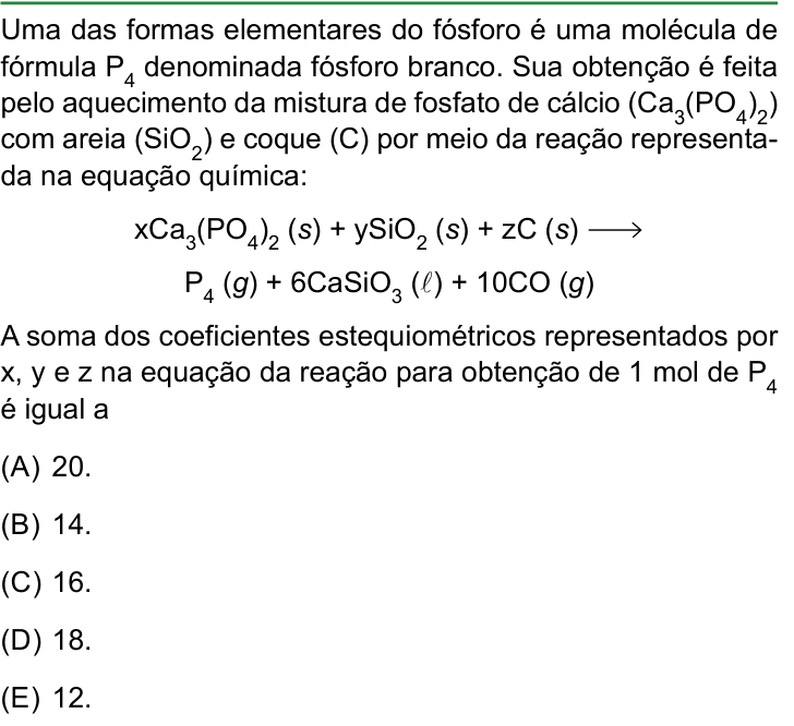 Questão 54 no caderno Conhecimentos Gerais da FAMERP 2025