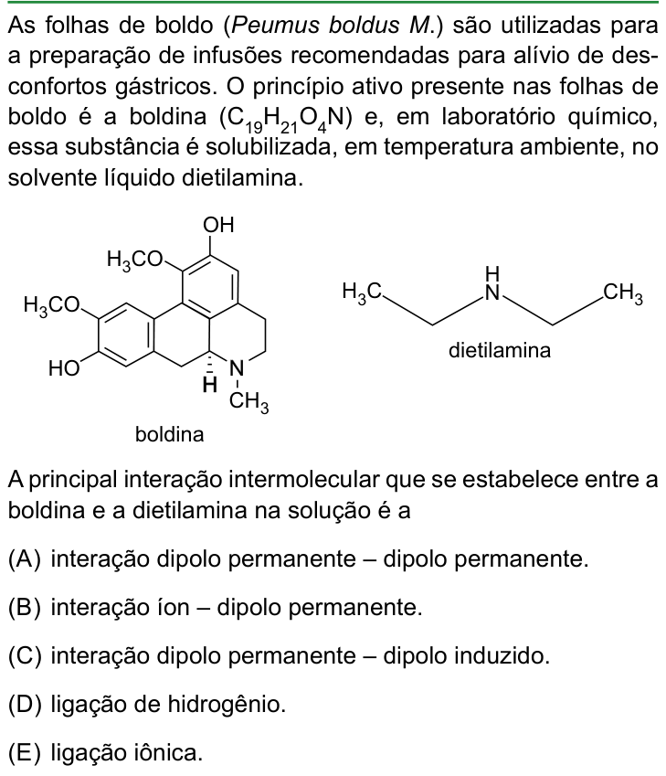 Questão 55 no caderno Conhecimentos Gerais da FAMERP 2025