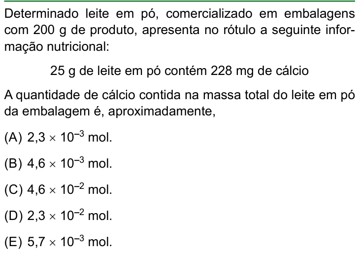 Questão 57 no caderno Conhecimentos Gerais da FAMERP 2025