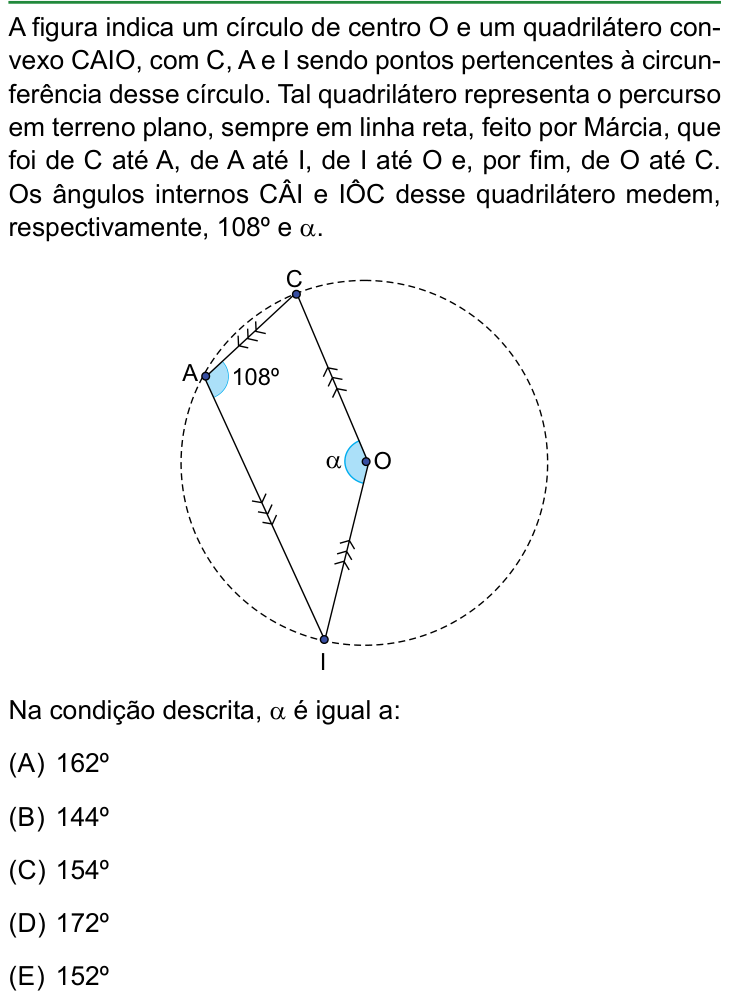 Questão 74 no caderno Conhecimentos Gerais da FAMERP 2025