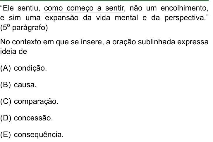 Questão 9 no caderno Conhecimentos Gerais da FAMERP 2026